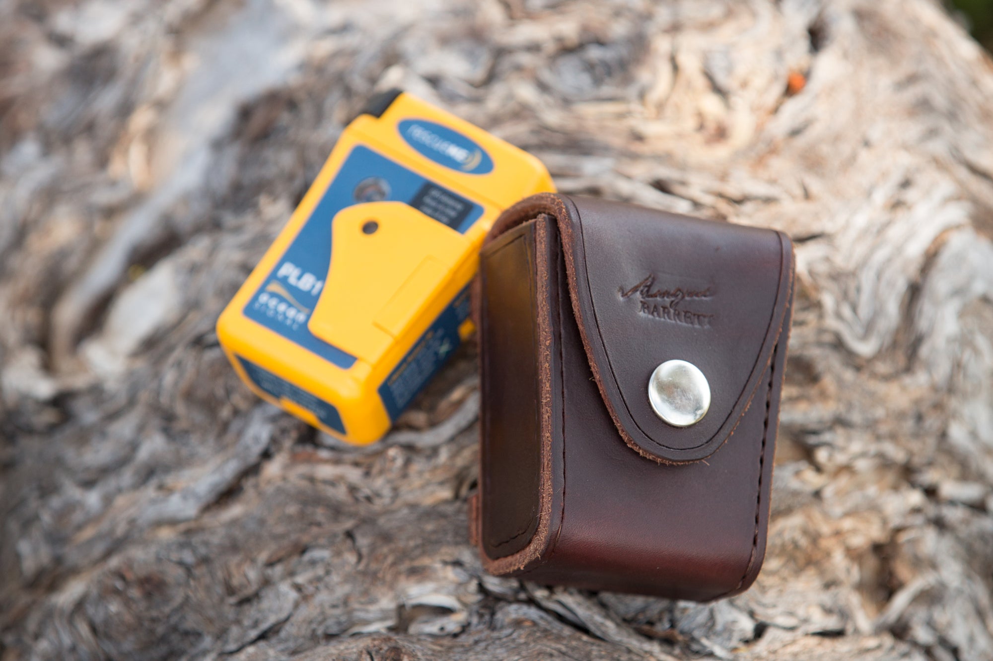 rescueMe PLB1 Device and Angus Barrett Pouch