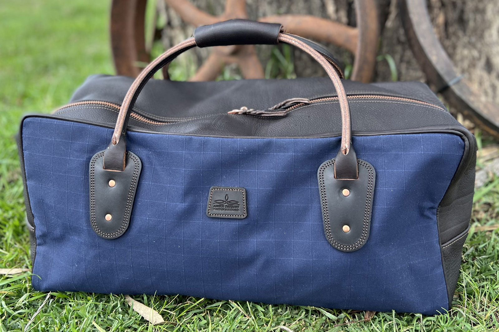 Navy Ripstop Canvas | Angus Barrett Saddlery & Leather Goods
