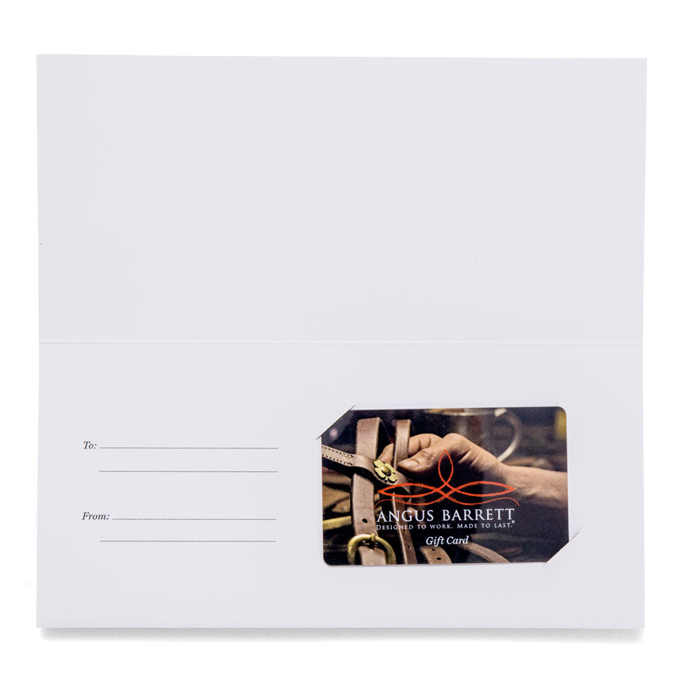 Angus Barrett Saddlery Gift Card