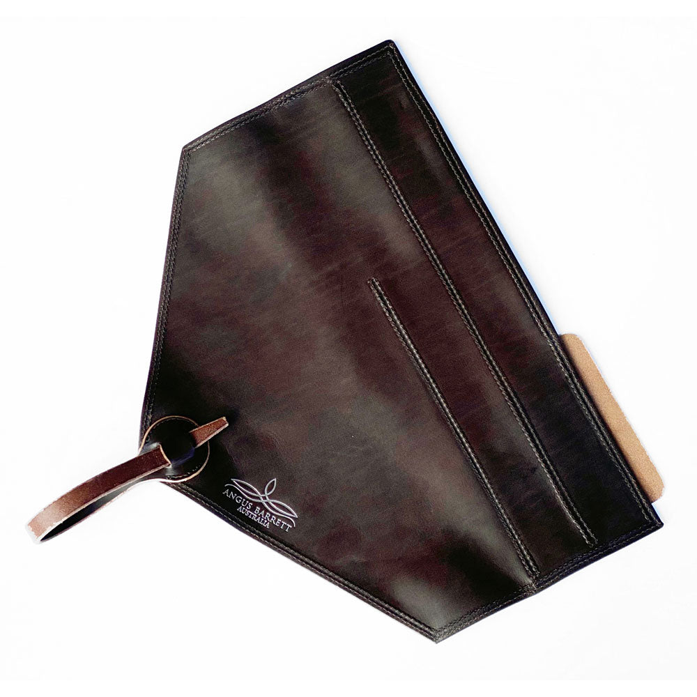 Leather Bullock Knife Roll - Foil Logo
