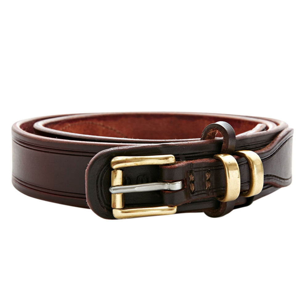 Drovers Leather Belt with Brass Buckle | Angus Barrett Saddlery