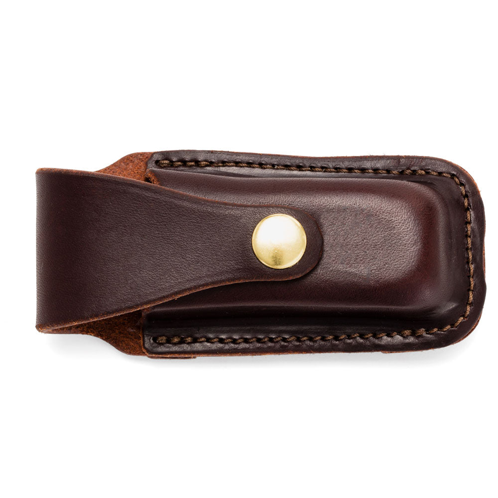 Leatherman Wave Pouch - Dark Natural with Brass Hardware