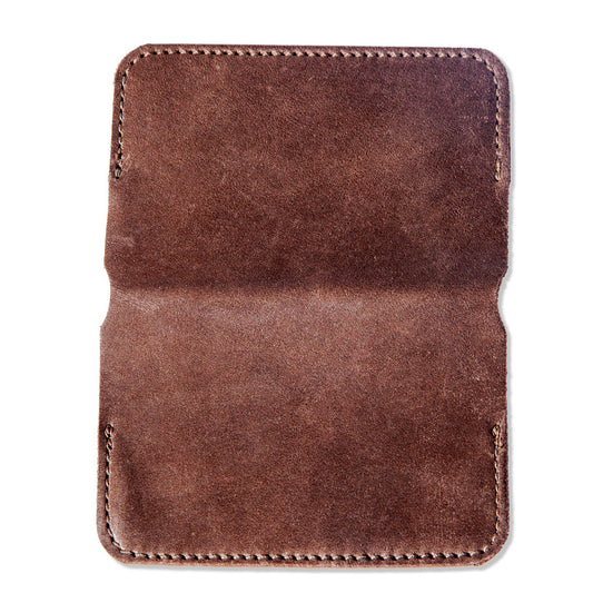 Angus Barrett Saddlery Little Yarra Men's Brown Leather Wallet - Italian Leather
