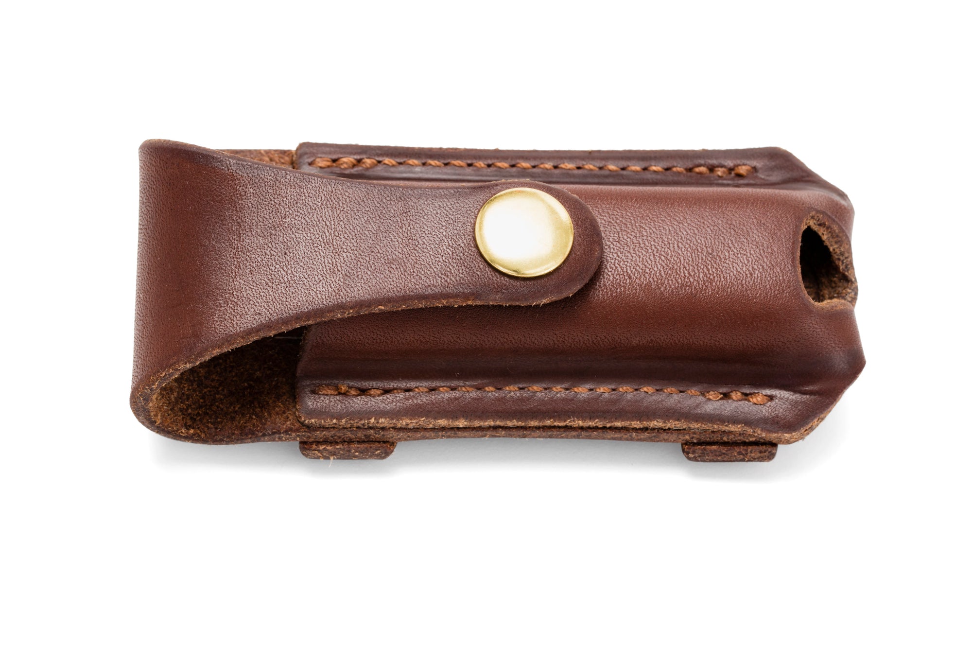 Button Close Pocket Knife Pouch - Natural