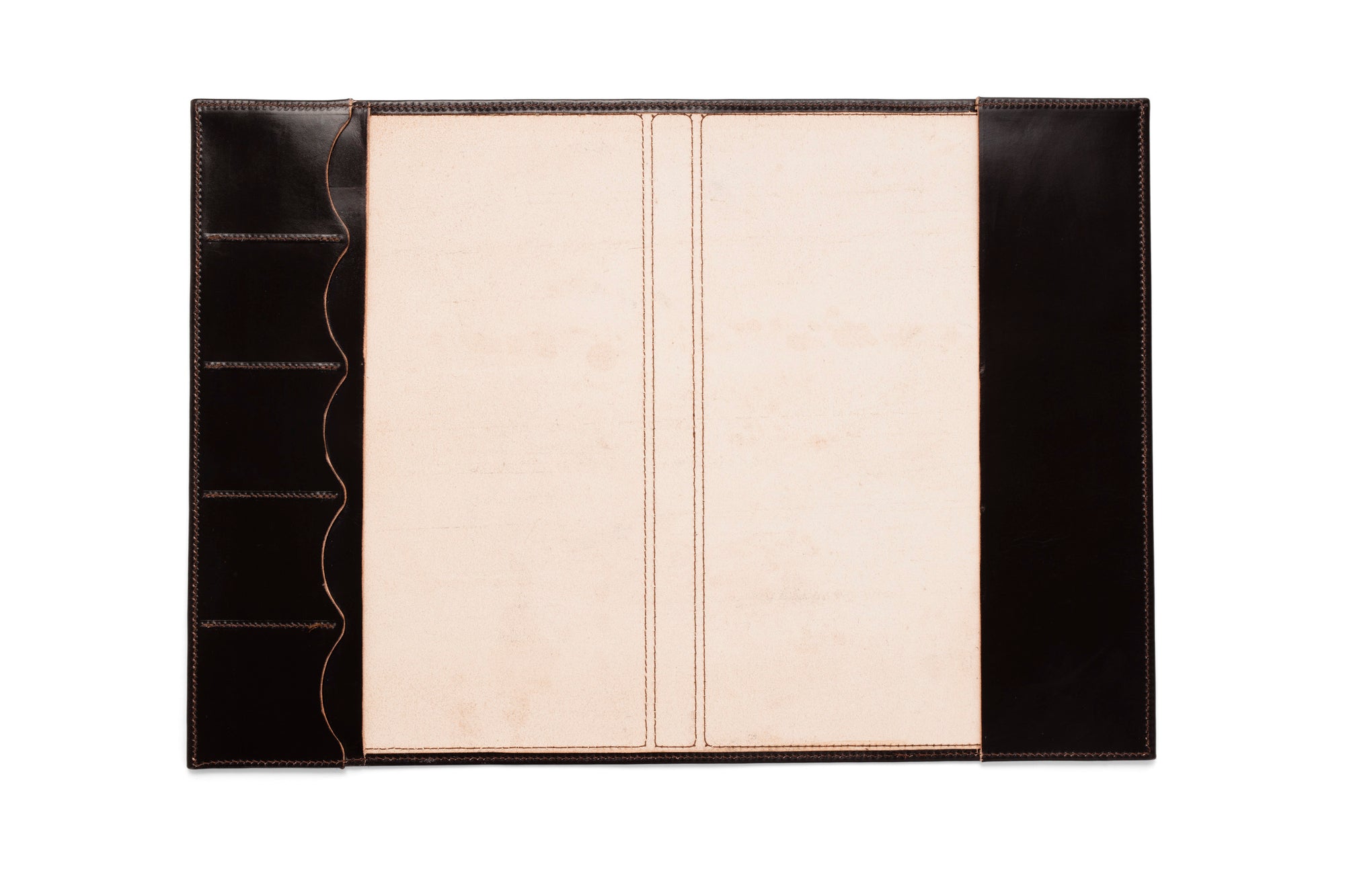 Angus Barrett A4 Leather Diary & Notebook Cover in Dark Brown