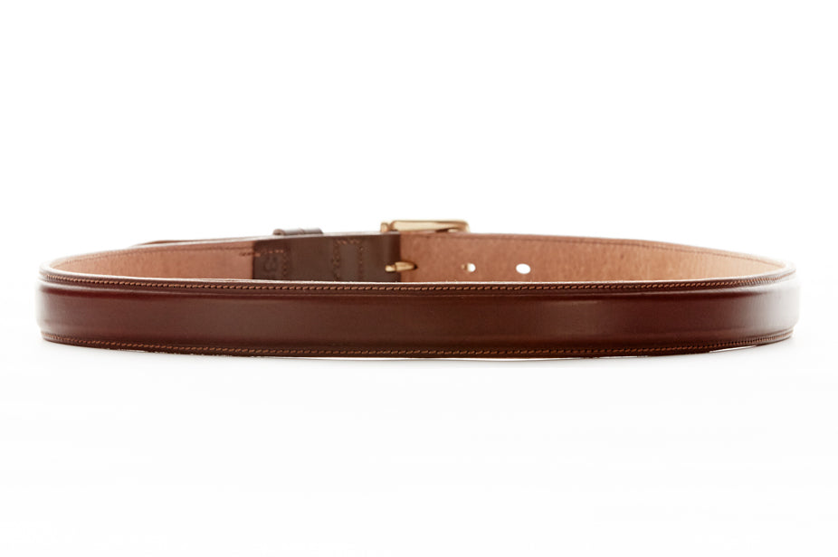 Men's London Leather Belt - Cognac | Angus Barrett Saddlery