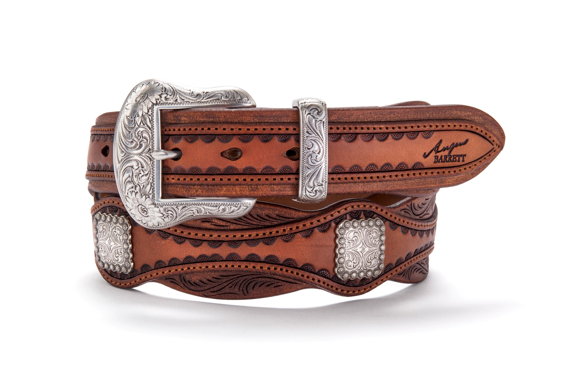Mustang Leather Cowboy Belt | Angus Barrett Saddlery