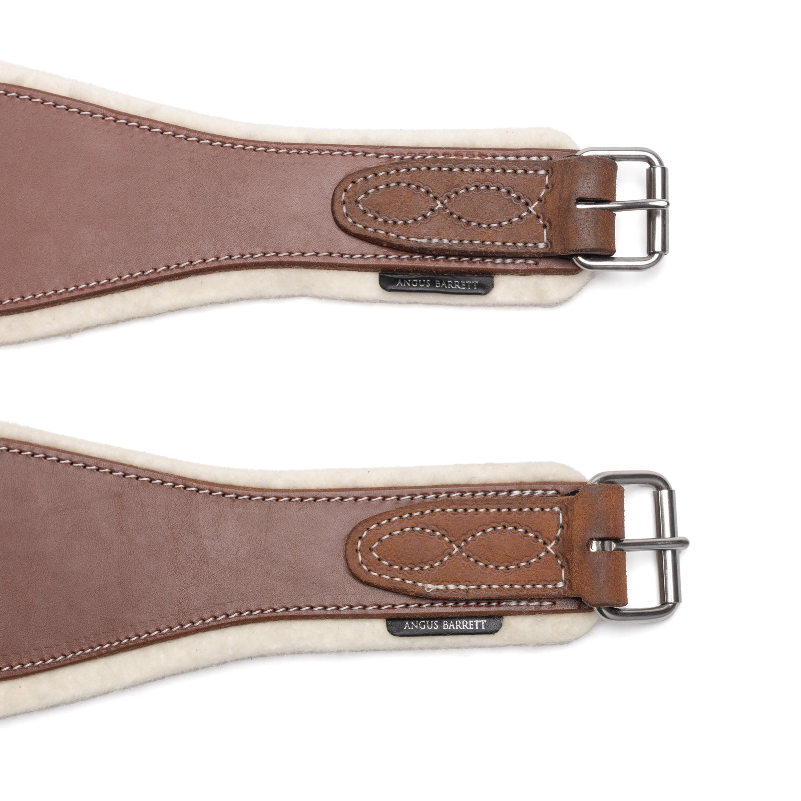 Leather Girth with Double Buckle