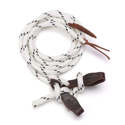 Yatching Rope Reins handmade by Angus Barrett Saddlery