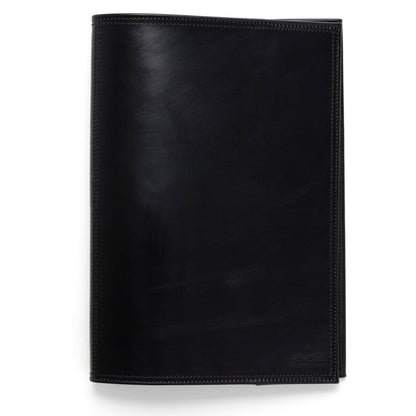 Angus Barrett A4 Leather Diary & Notebook Cover in Black
