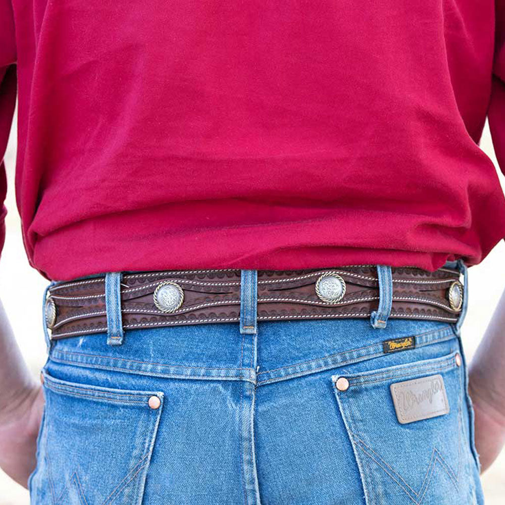 Austin Leather Belt | Men&#39;s Leather Belts Online Australia - Angus Barrett Saddlery