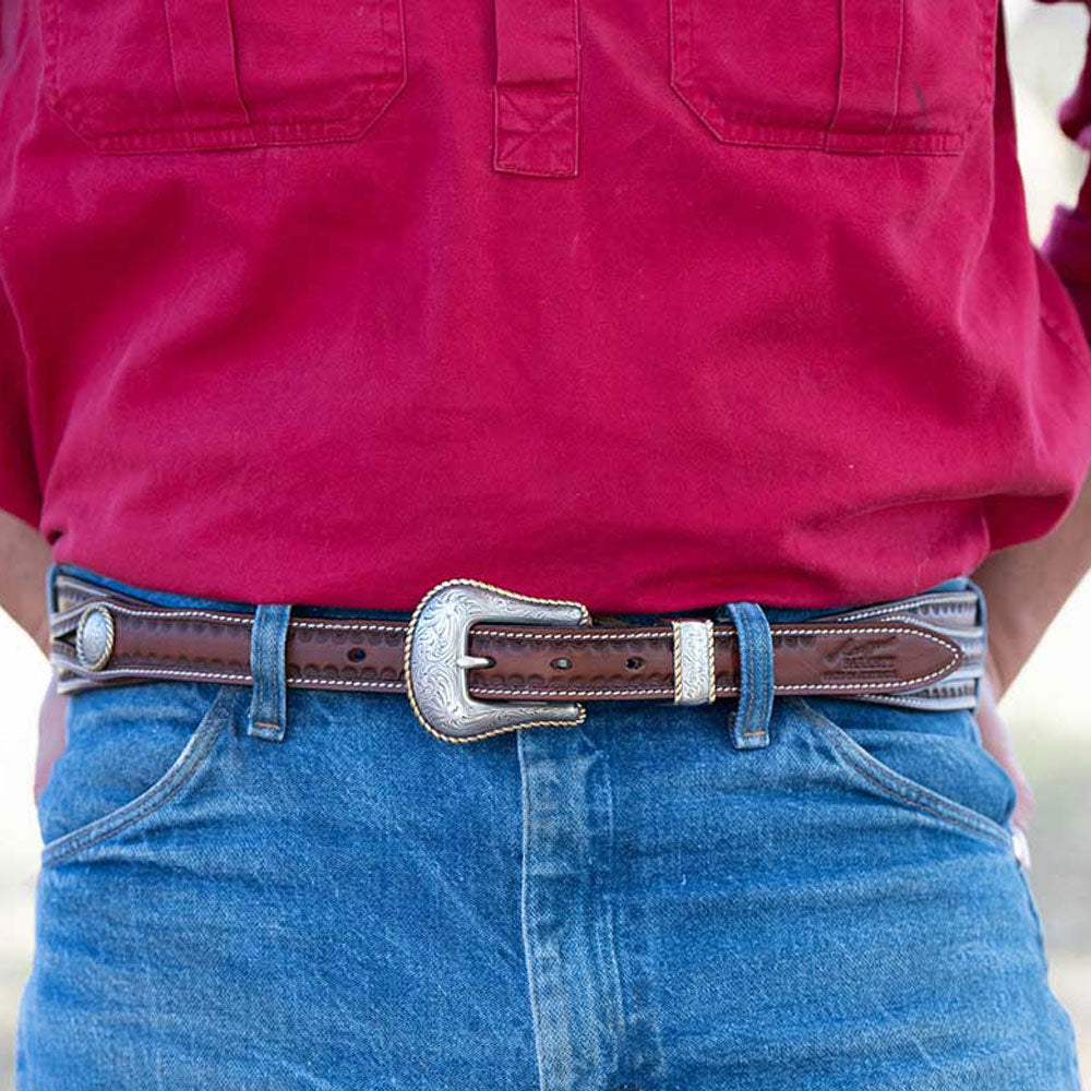 Austin Leather Belt | Men&#39;s Leather Belts Online Australia - Angus Barrett Saddlery