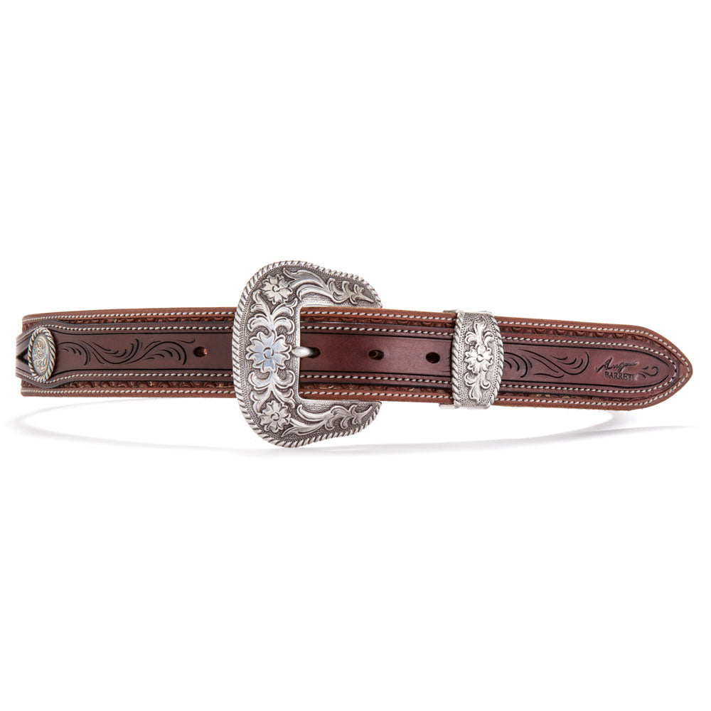 Barton Hand Carved Leather Belt - Angus Barrett Saddlery