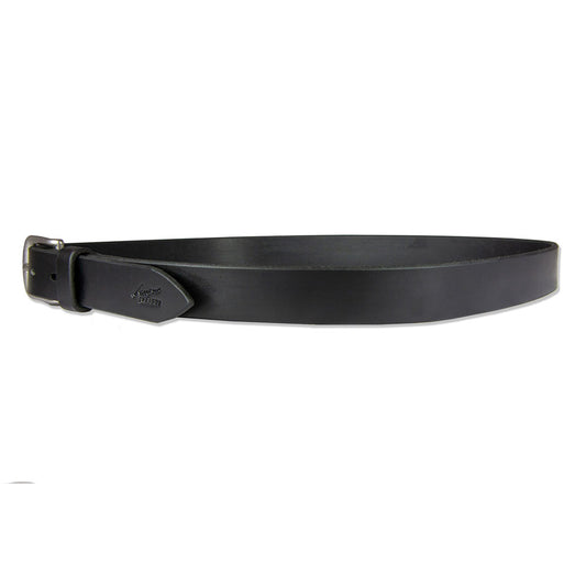 Black Leather Dress Belt | Angus Barrett Saddlery