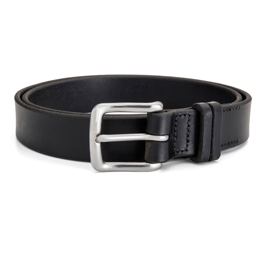 Black Leather Dress Belt | Angus Barrett Saddlery