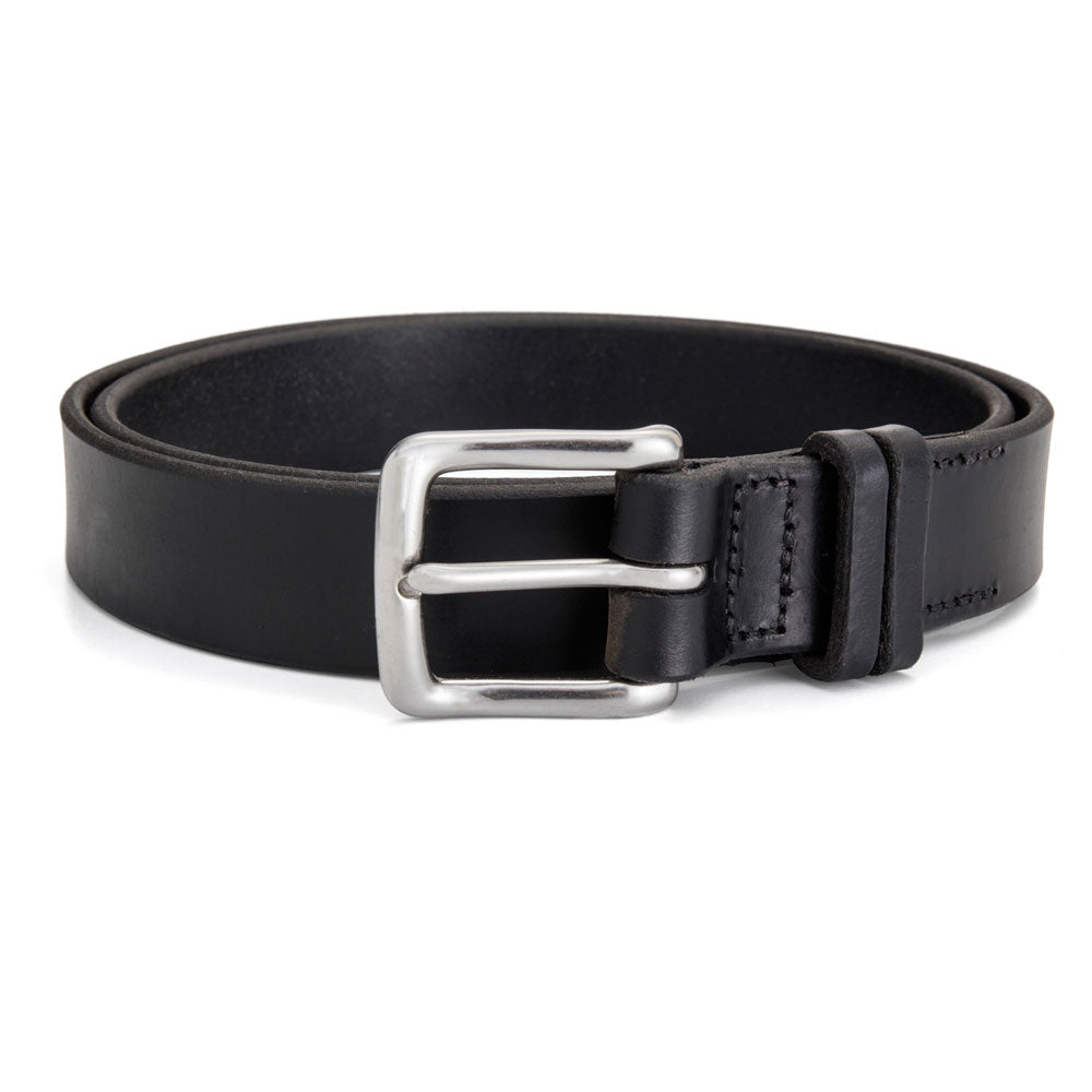 Black Leather Dress Belt | Angus Barrett Saddlery