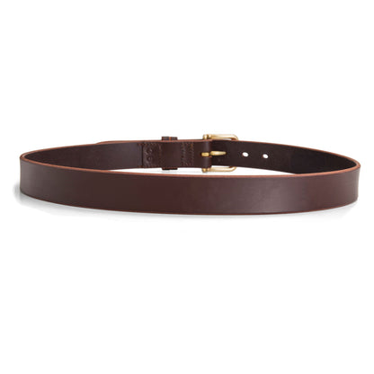 Brown Leather Dress Belt - Angus Barrett Saddlery & Leather Goods
