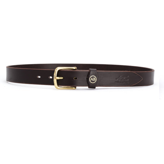 Brown Leather Dress Belt (1 Keeper) | Angus Barrett Saddlery