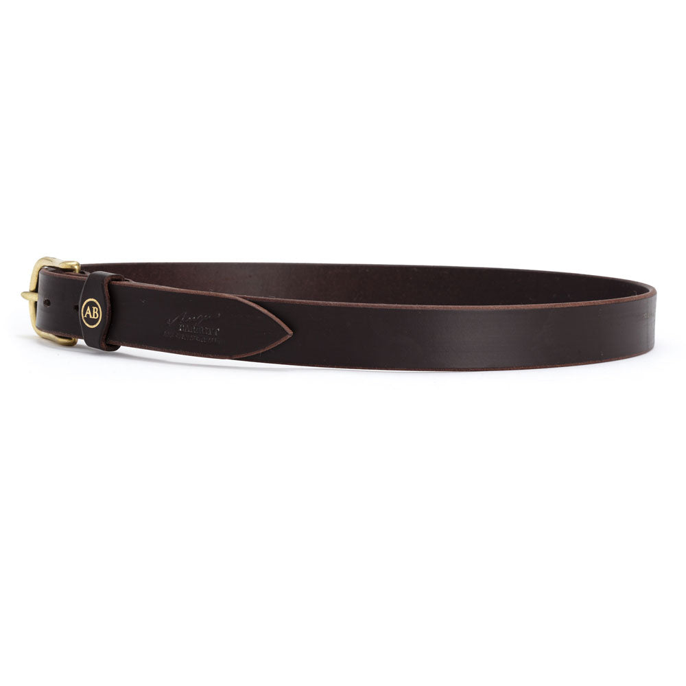 Brown Leather Dress Belt (1 Keeper) | Angus Barrett Saddlery