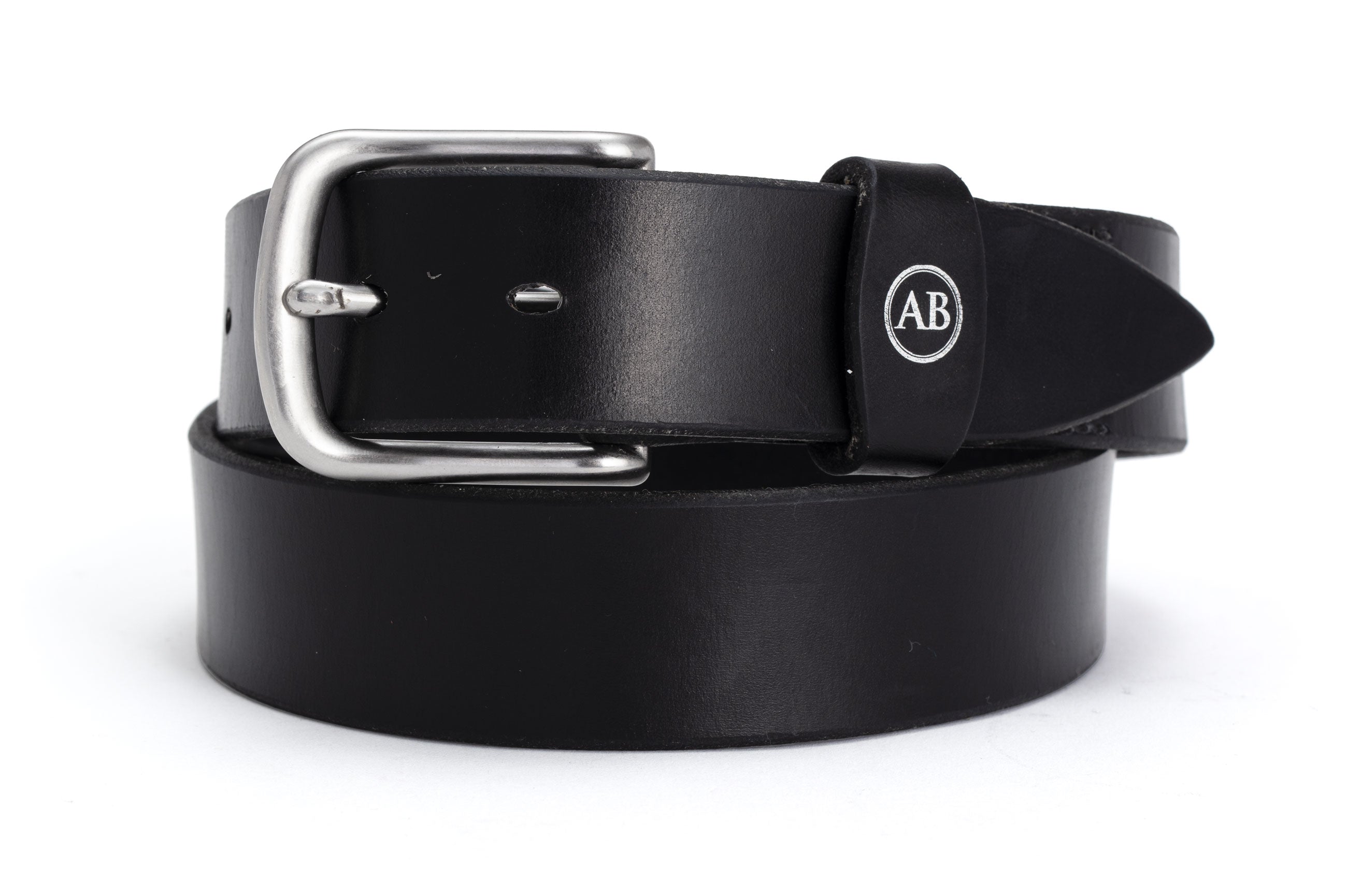 Brunett Black Leather Belt  Buy Australian Made Leather Belts