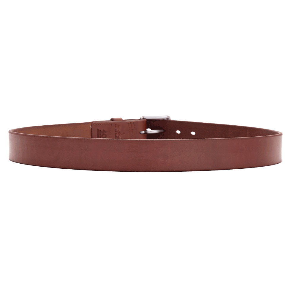 Brunett Leather Belt - Natural with Stainless Steel Hardware