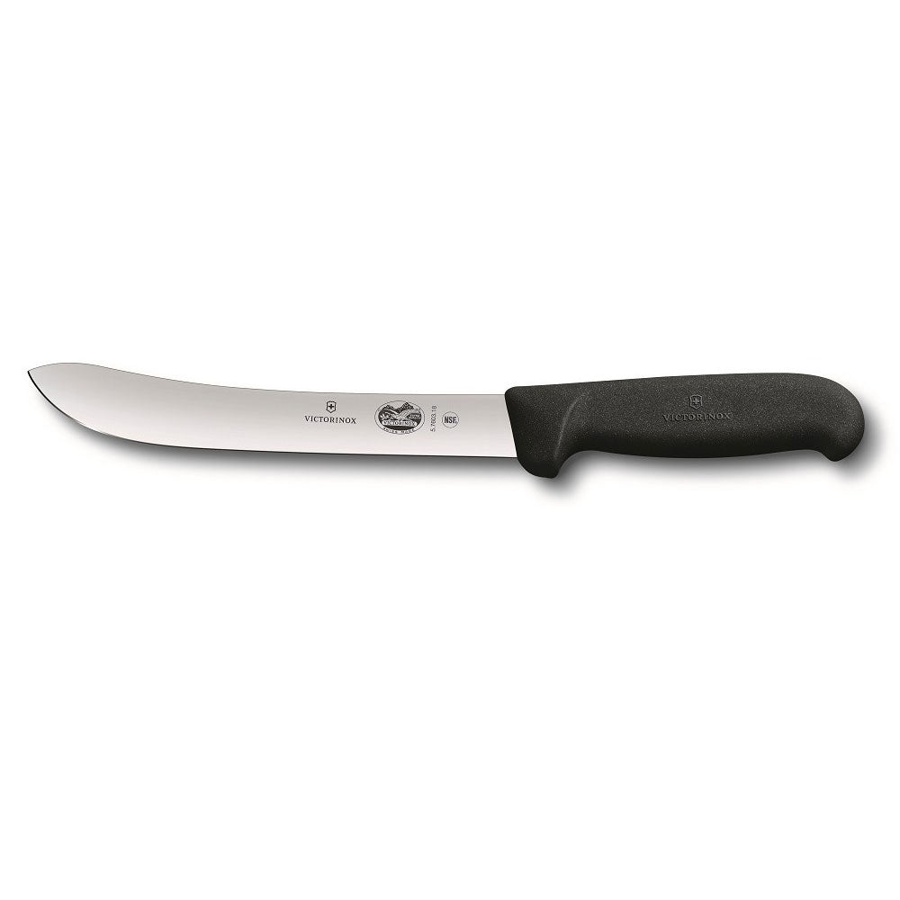 2 Piece Bullock Knife Roll with Victorinox Butcher's Knife and Steel