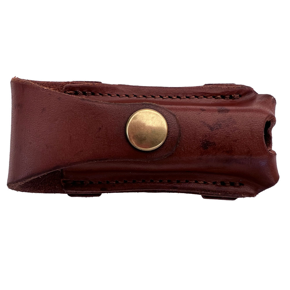 Button Close Pocket Knife - Natural with Brass Press Stud - Slick Marks