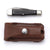 Robert Klaas Coke Bottle Pocket Knife with Button Close Pouch - Natural and Stainless Steel Hardware