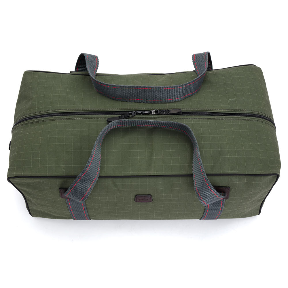 Canvas Gear Bags - Medium - Green - Top View | Angus Barrett Saddlery