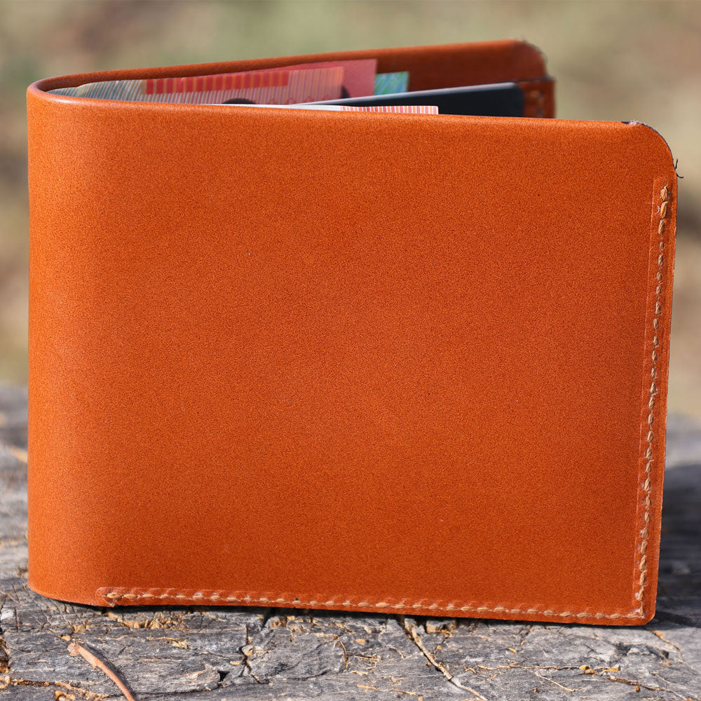 Classic Bi-Fold Men's Leather Wallet | Angus Barrett Saddlery