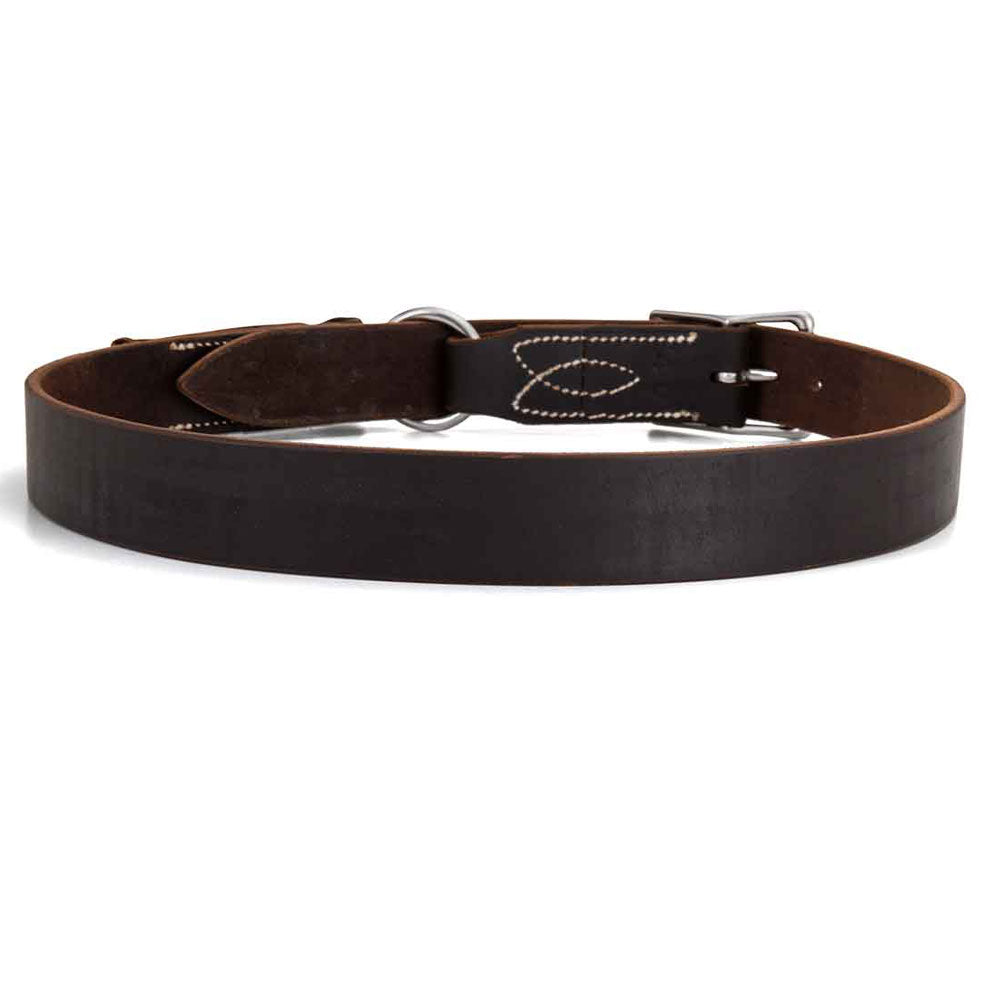 Leather Eakon Knife Pouch Belt with Stainless Steel Hardware
