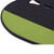 Fitted Slimline Saddle Pad - Charcoal Felt with Lime Canvas Trim