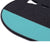 Fitted Slimline Saddle Pad - Charcoal Felt with Turquoise Canvas Trim