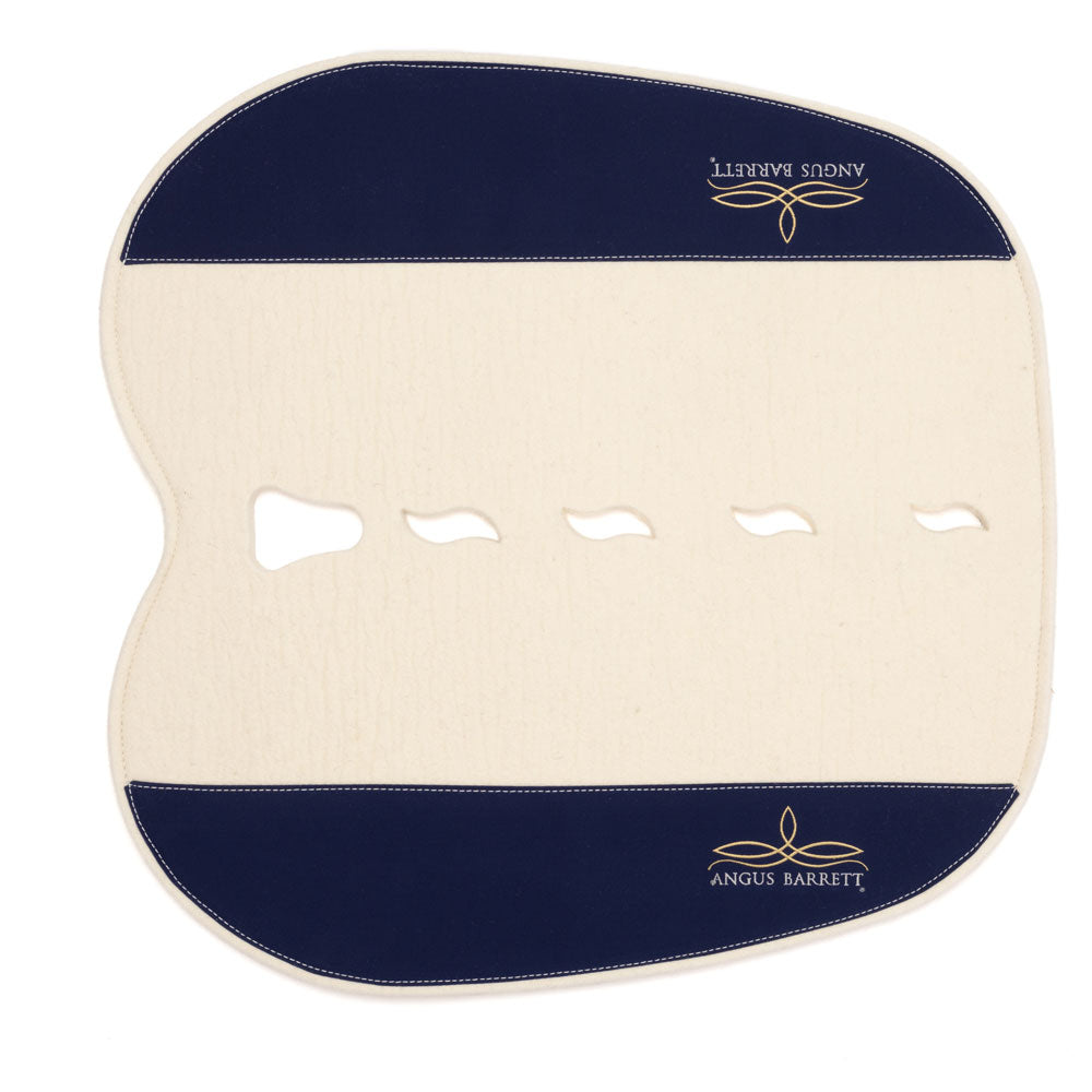 Fitted Slimline Saddle Pad with Angus Barrett Logo