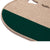 Fitted Slimline Saddle Pad with Cowboy Tan Felt and Dark Green Canvas Trim