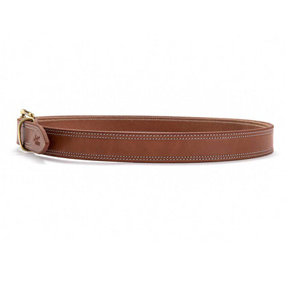 Harness Leather Belt Solid Brass Buckle | Angus Barrett Saddlery
