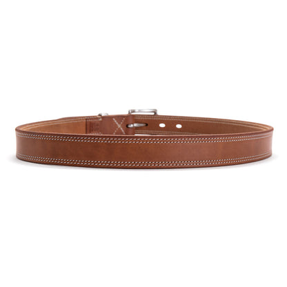 Harness Leather Belt with Stainless Steel Hardware | Angus Barrett Saddlery and Leather Goods