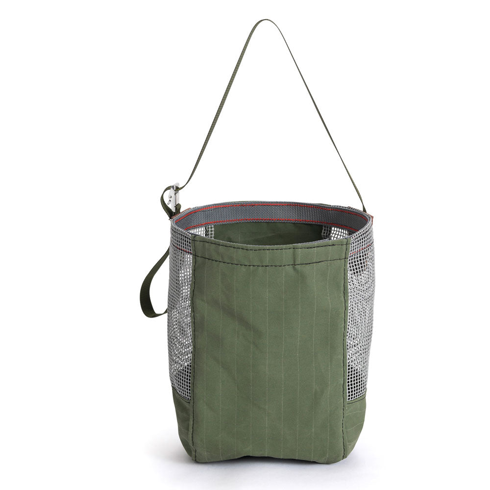 Horse Nose Bag Feeder - Green - Back View