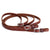 Joined Leather Reins - Natural with Stainless Steel Hardware