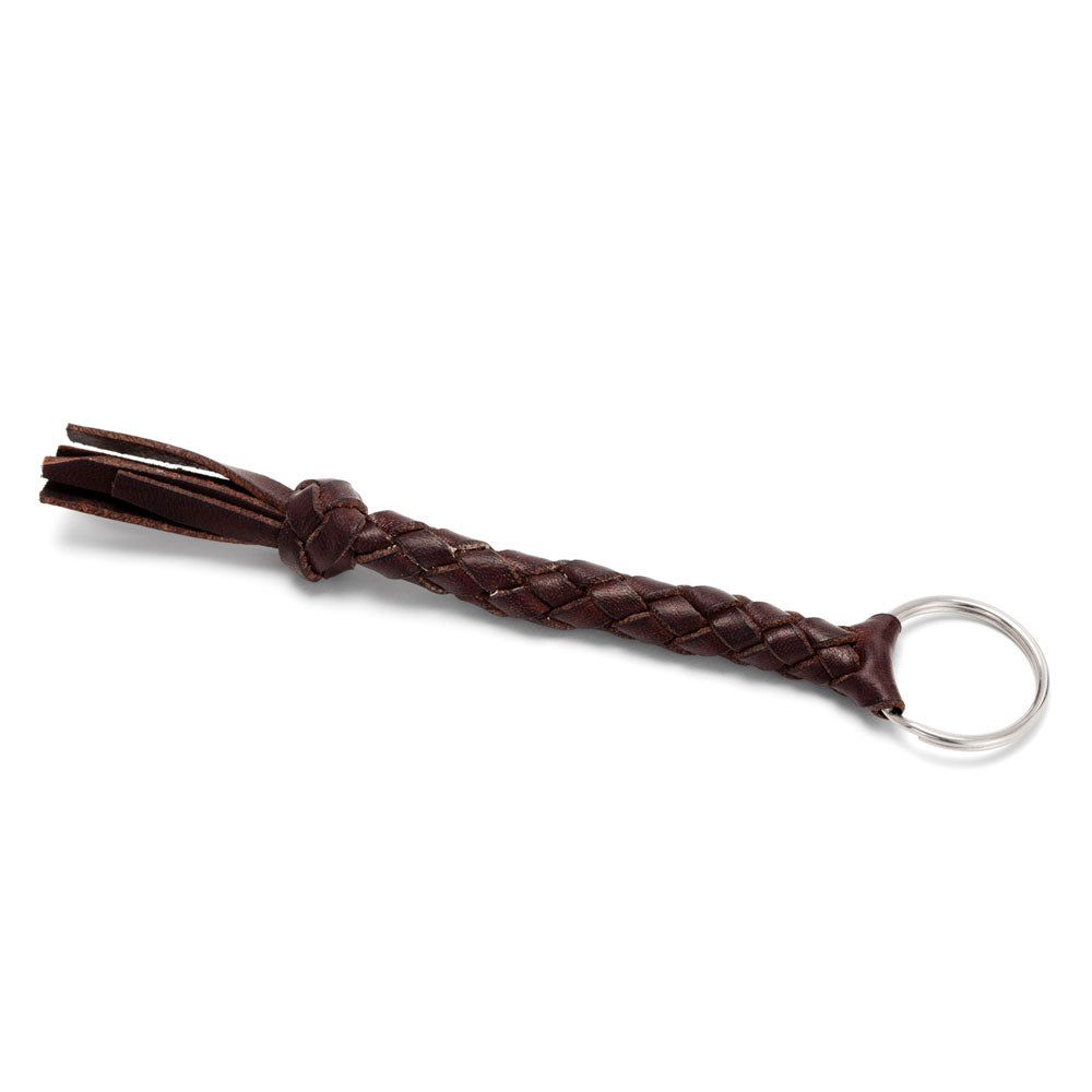 Angus Barrett Plaited Kangaroo Leather Key Ring