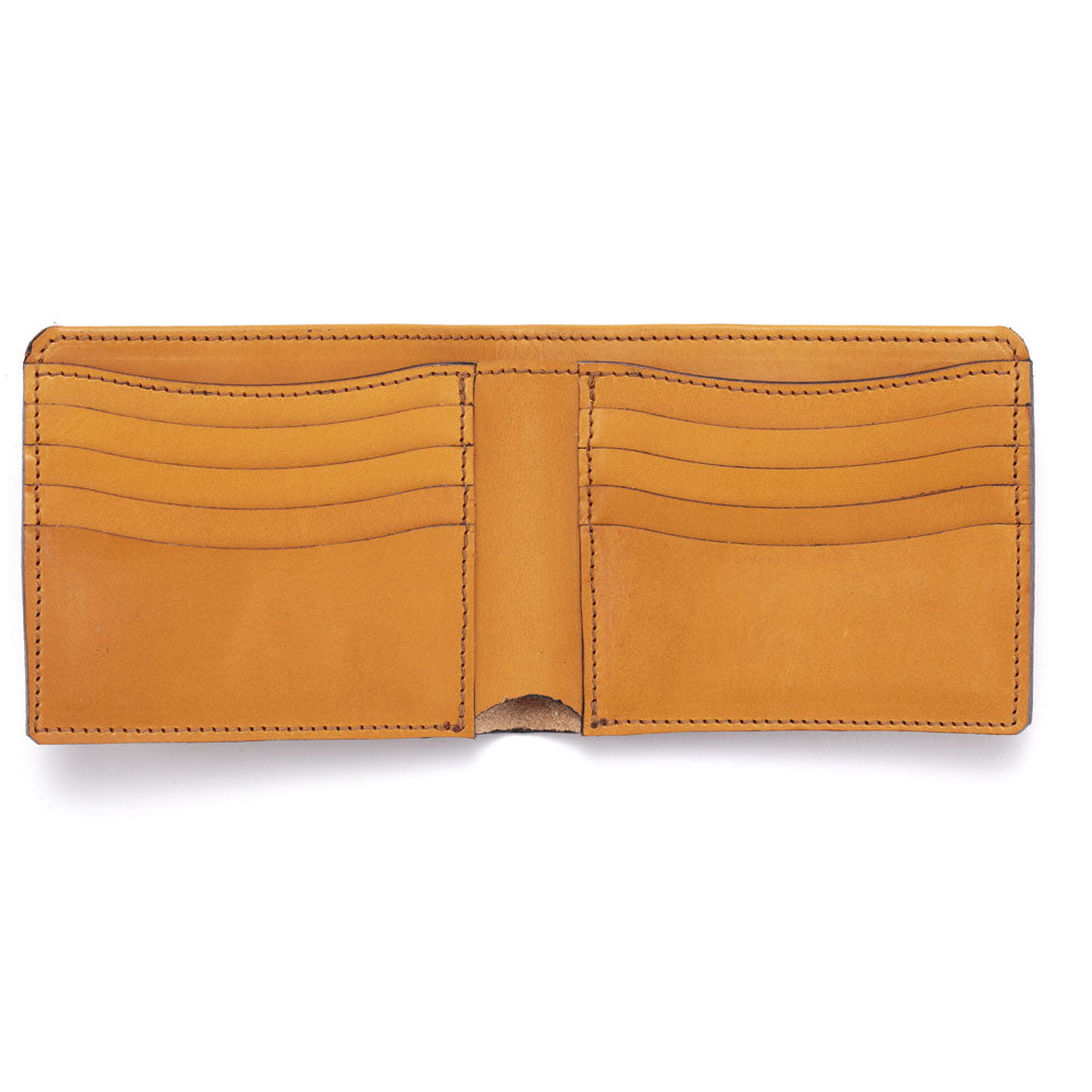 Quintessential Bi-Fold Leather Wallet - Cognac
