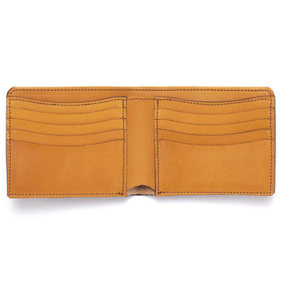 Quintessential Bi-Fold Leather Wallet - Cognac
