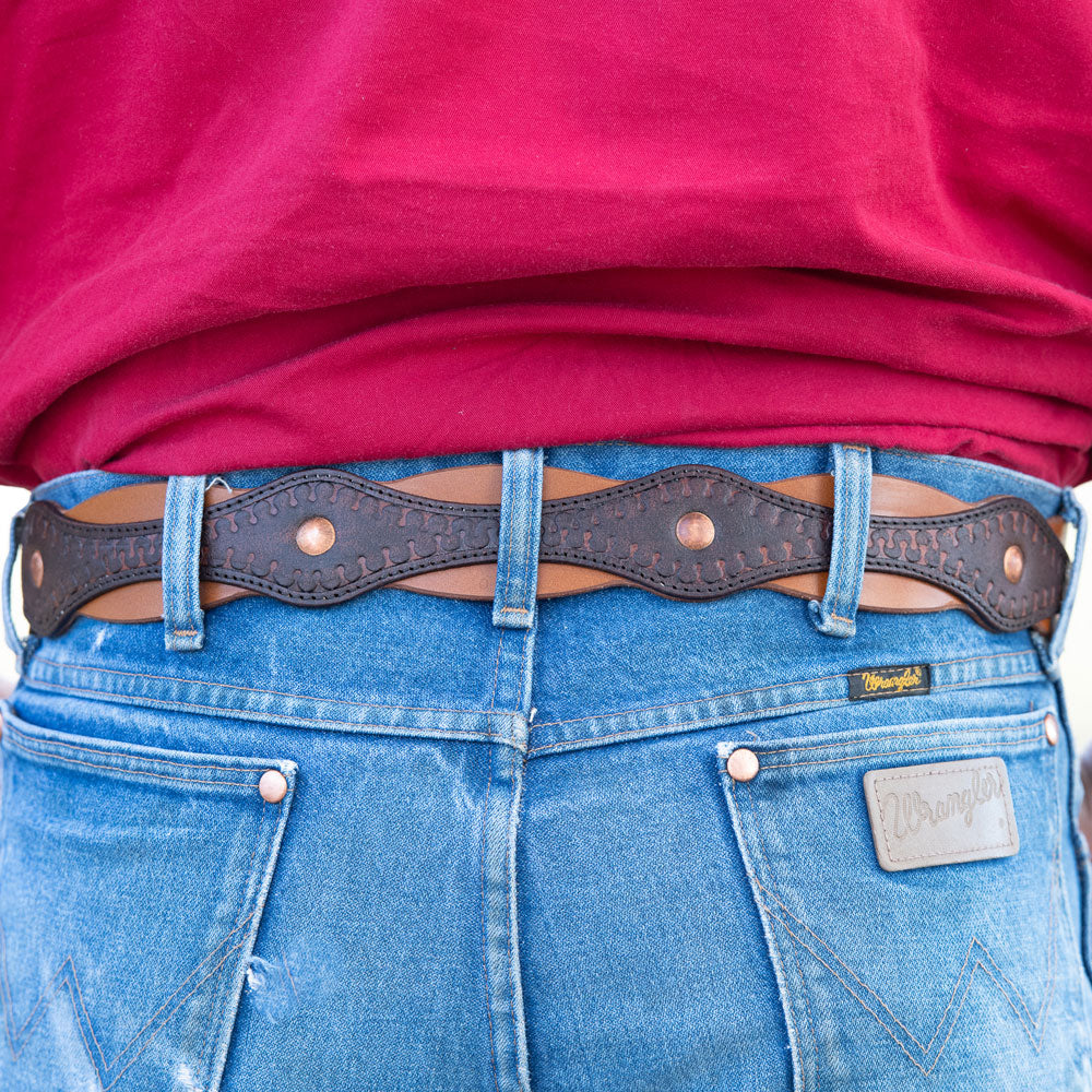 Leather Brumby Belt