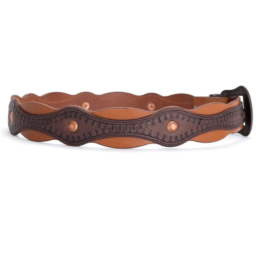 Limited Edition Leather Cowboy Belt - Brumby