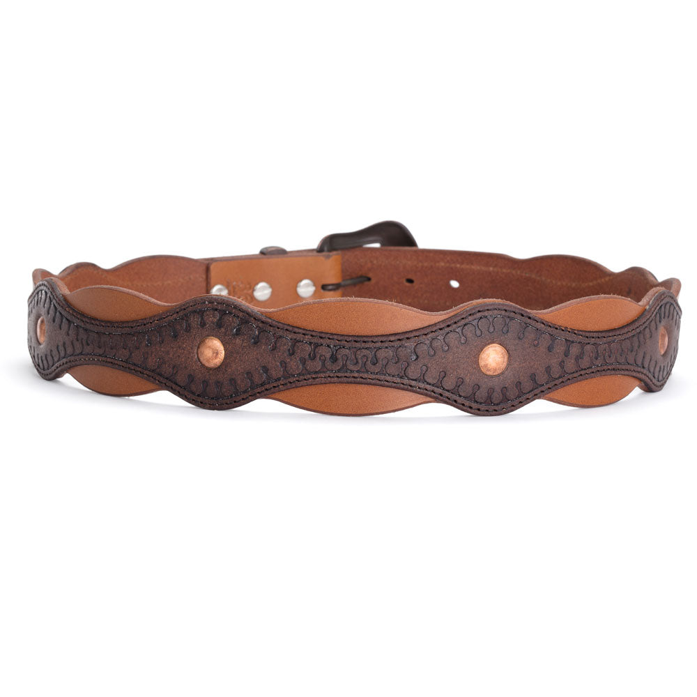 Limited Edition Leather Cowboy Belt - Brumby