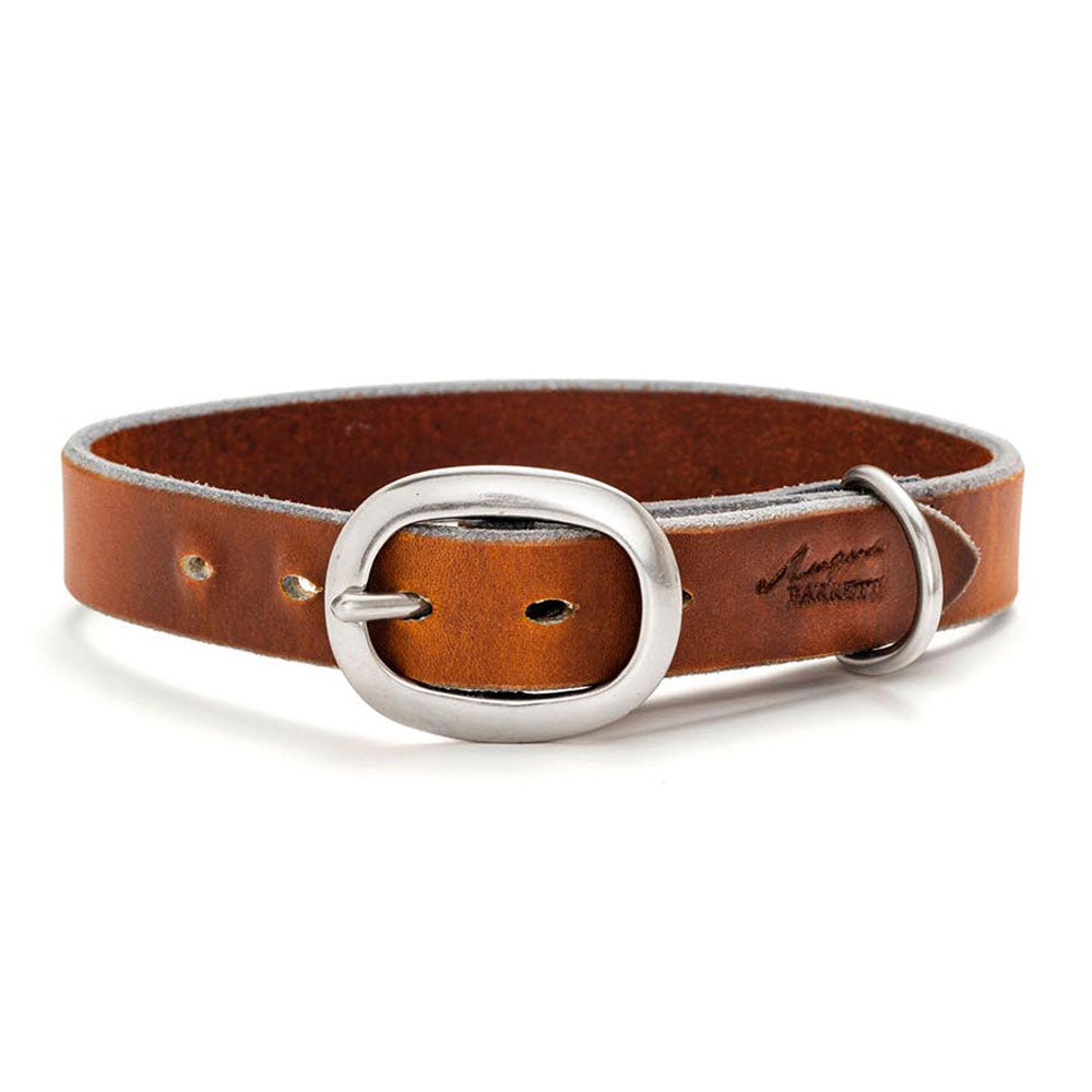 Leather Cat Collar with Stainless Steel Buckle | Angus Barrett Saddlery and Leather Goods