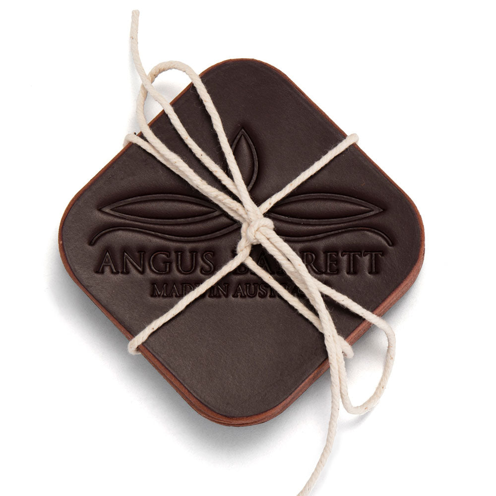 Leather Coasters - Angus Barrett Saddlery