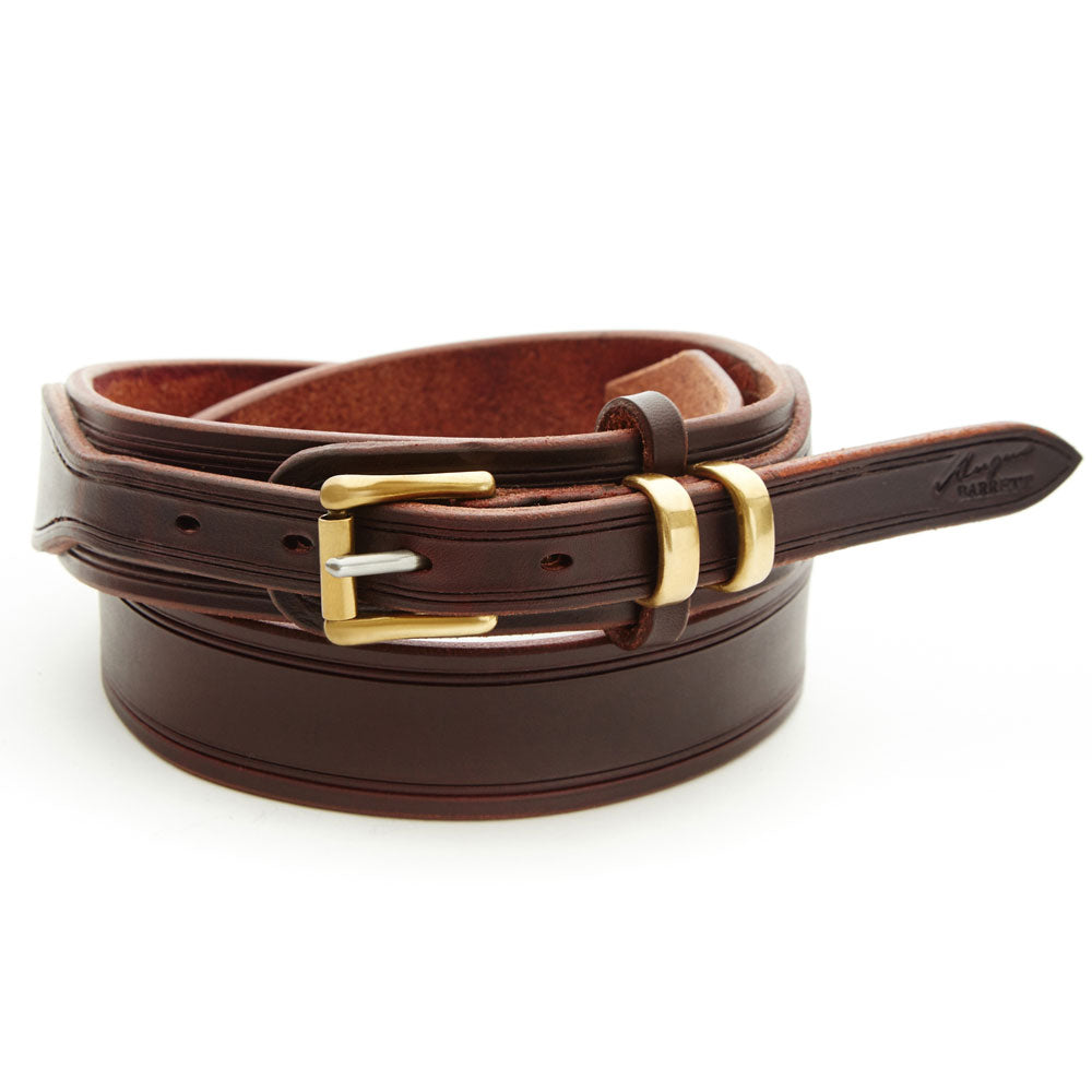 Drovers Leather Belt with Brass Buckle | Angus Barrett Saddlery