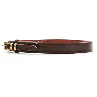 Drovers Leather Belt with Brass Buckle | Angus Barrett Saddlery