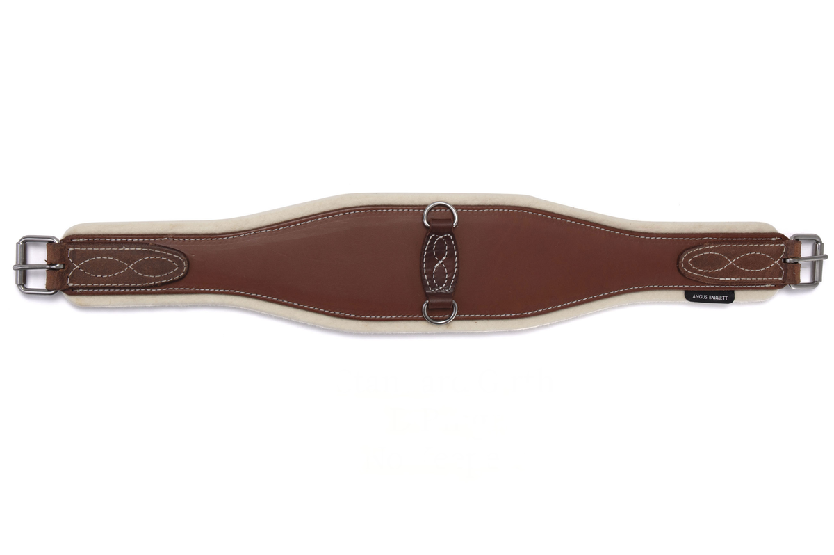 Leather Girth with Double Buckle